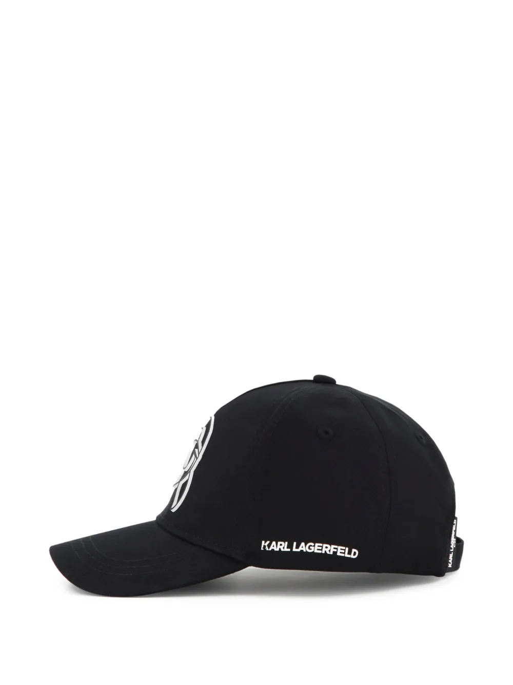 Karl Lagerfeld Kids Pet met logopatch Zwart