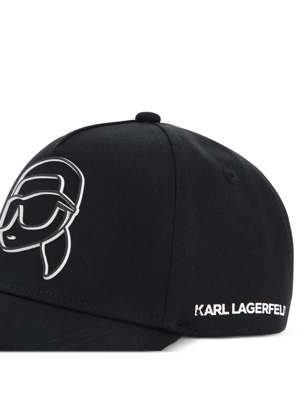 Karl Lagerfeld Kids Pet met logopatch Zwart
