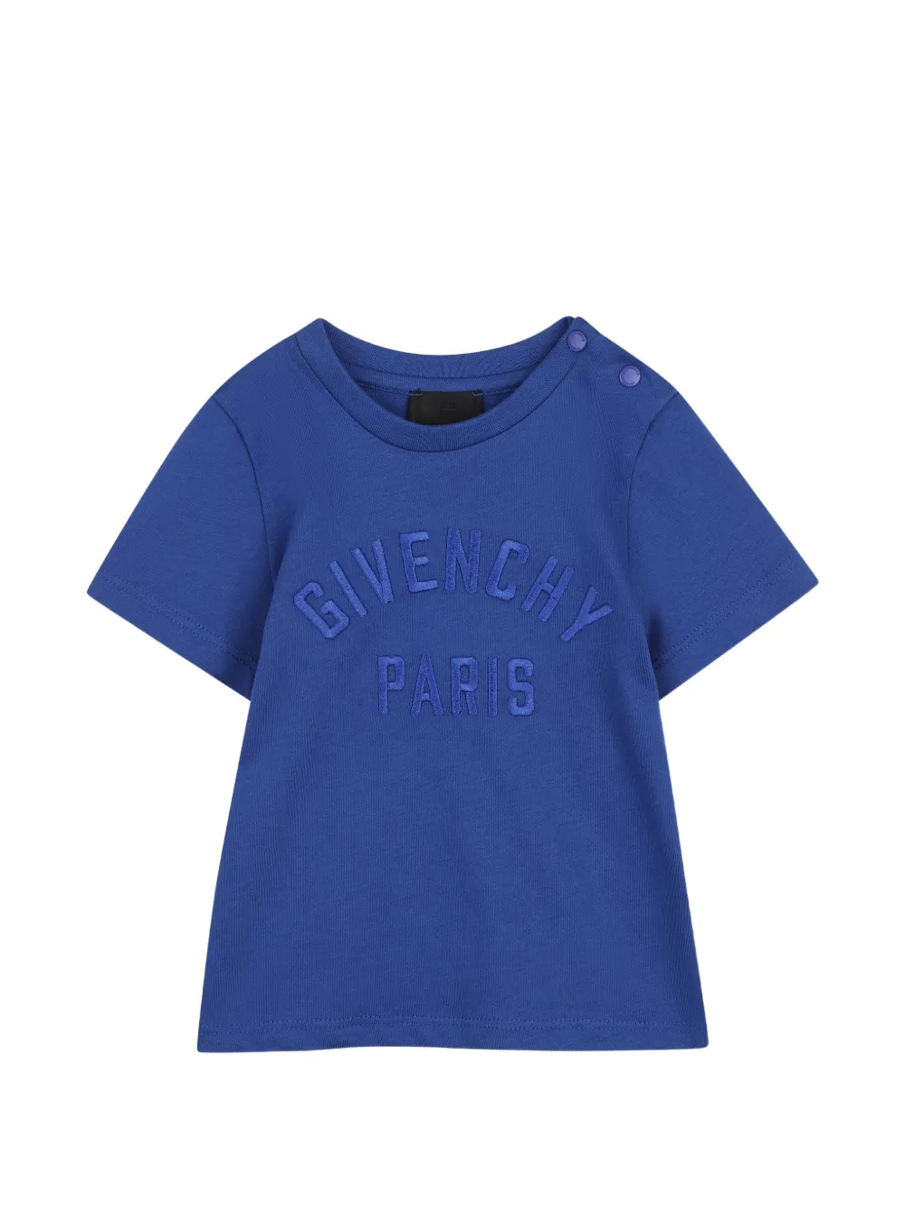 Givenchy Kids T-shirt con ricamo - Blu