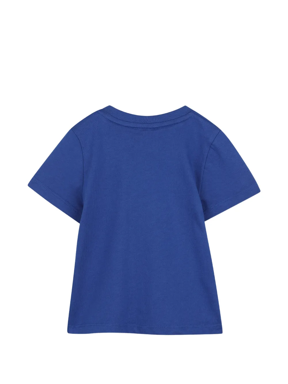 Givenchy Kids T-shirt met geborduurd logo en schouderknoop Blauw