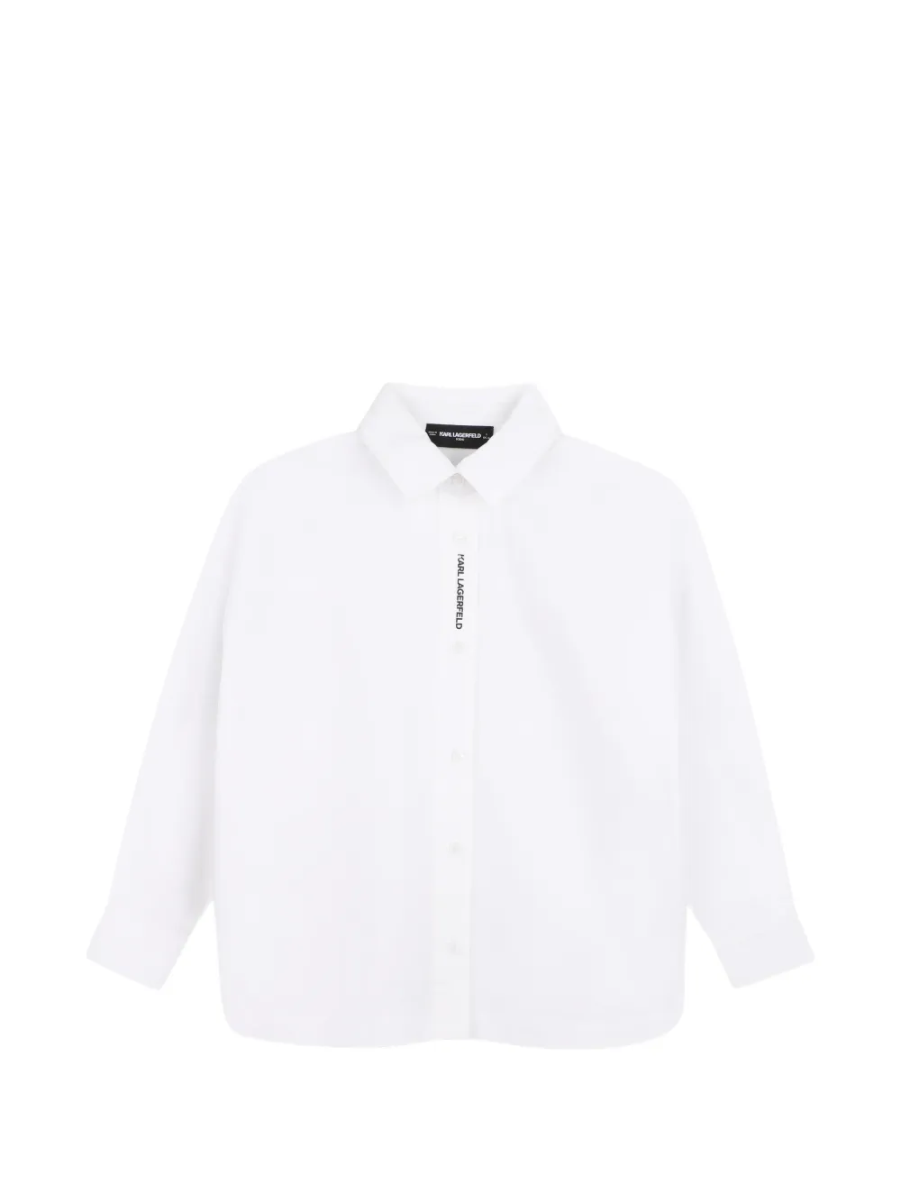 Karl Lagerfeld Kids Camicia con stampa - Bianco