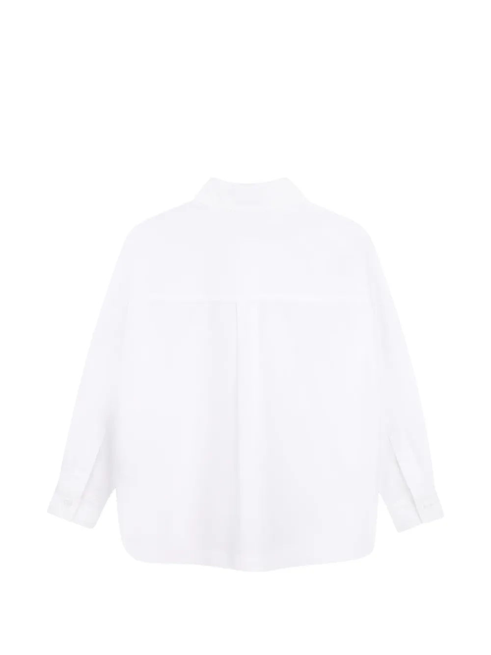 Karl Lagerfeld Kids Katoenen shirt met logoprint Wit