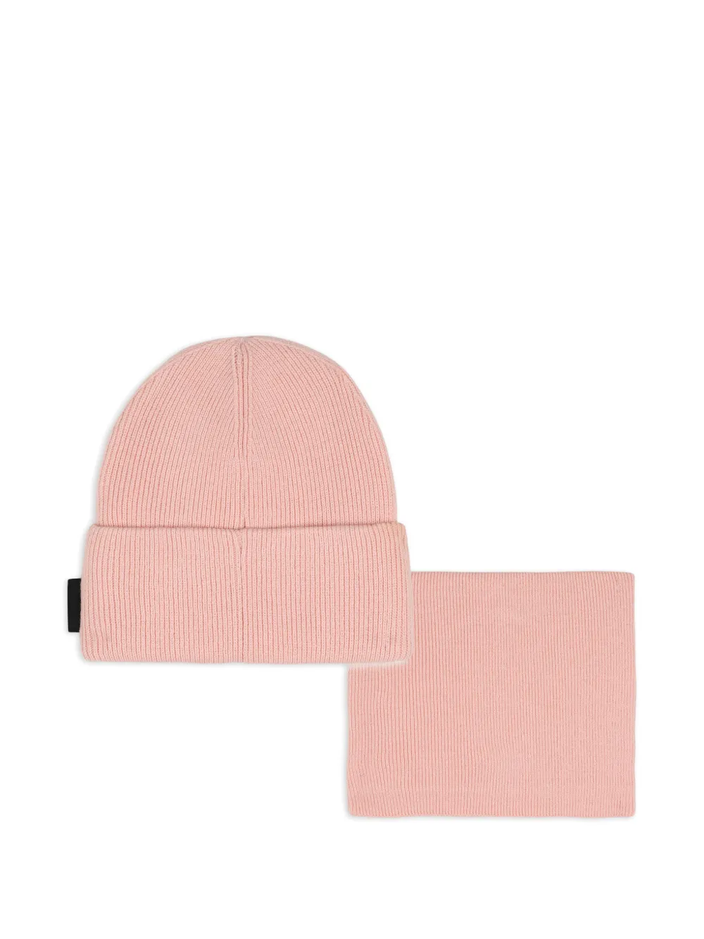 Karl Lagerfeld Kids Twee mutsen verfraaid met stras Roze