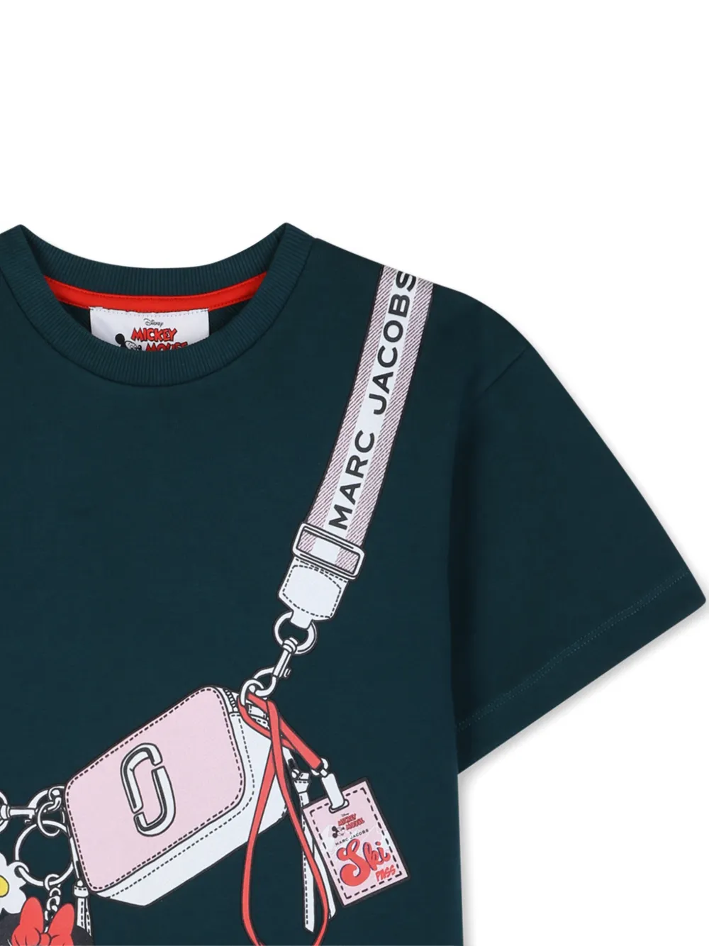 Marc Jacobs Kids x Disney T-shirtjurk met print Groen
