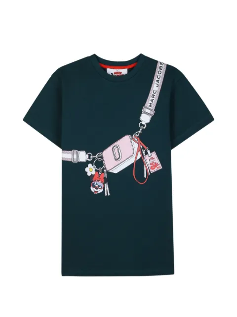 Marc Jacobs Kids vestido estilo camiseta con estampado Snapshot de Marc Jacobs Kids x Disney