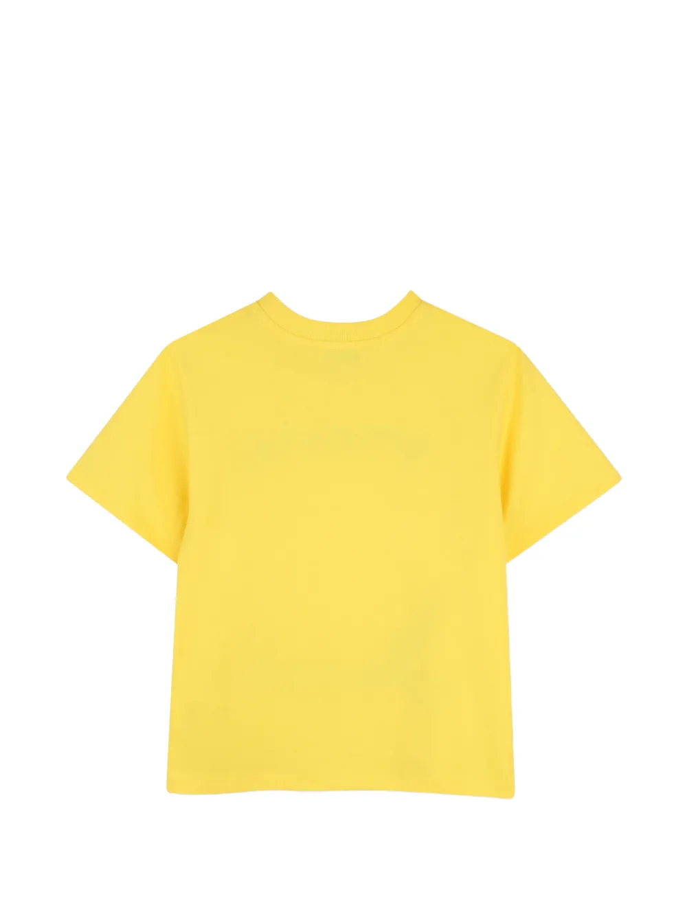 Marc Jacobs Kids T-shirt met geborduurd logo en bloemenpatch Geel
