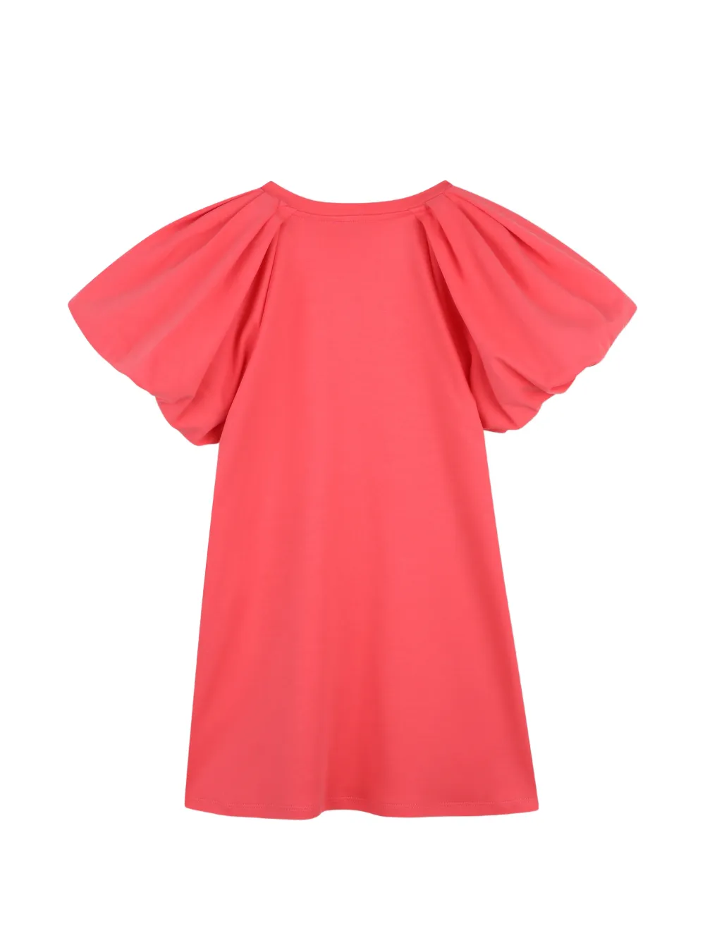 Marc Jacobs Kids Snapshot jurk met pofmouwen Roze