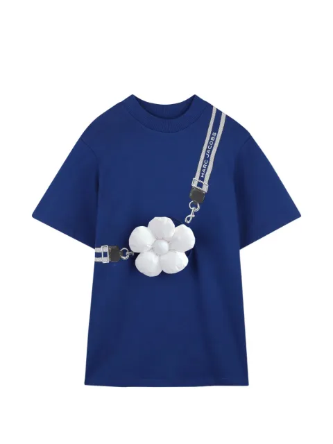 Marc Jacobs Kids flower-patch short-sleeve dress