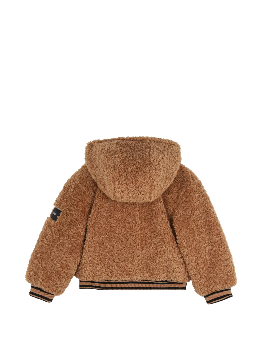 Marc Jacobs Kids Omkeerbare hoodie van imitatielamswol Bruin