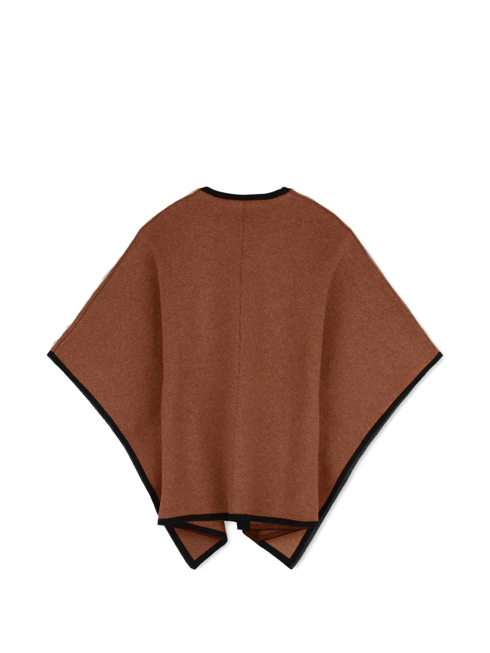 Chloé Kids Cape met geborduurd logo en hart-patroon Bruin