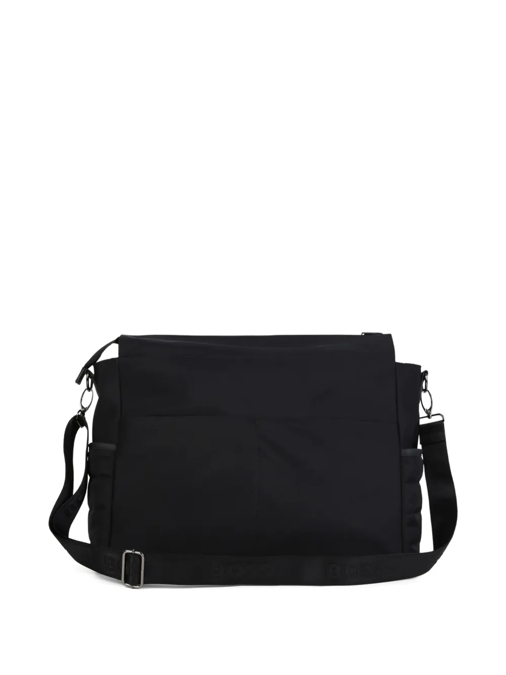 BOSS Kidswear Gewatteerde luiertas met logo-detail Zwart