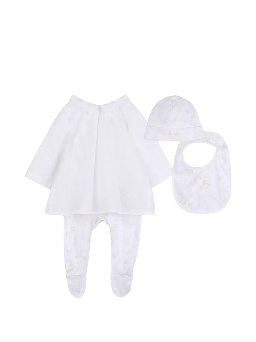 Givenchy Kids Strampler-Set mit Blumenprint - Weiß