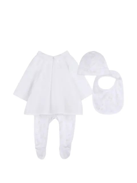 Givenchy Kids floral-print cotton babygrow set