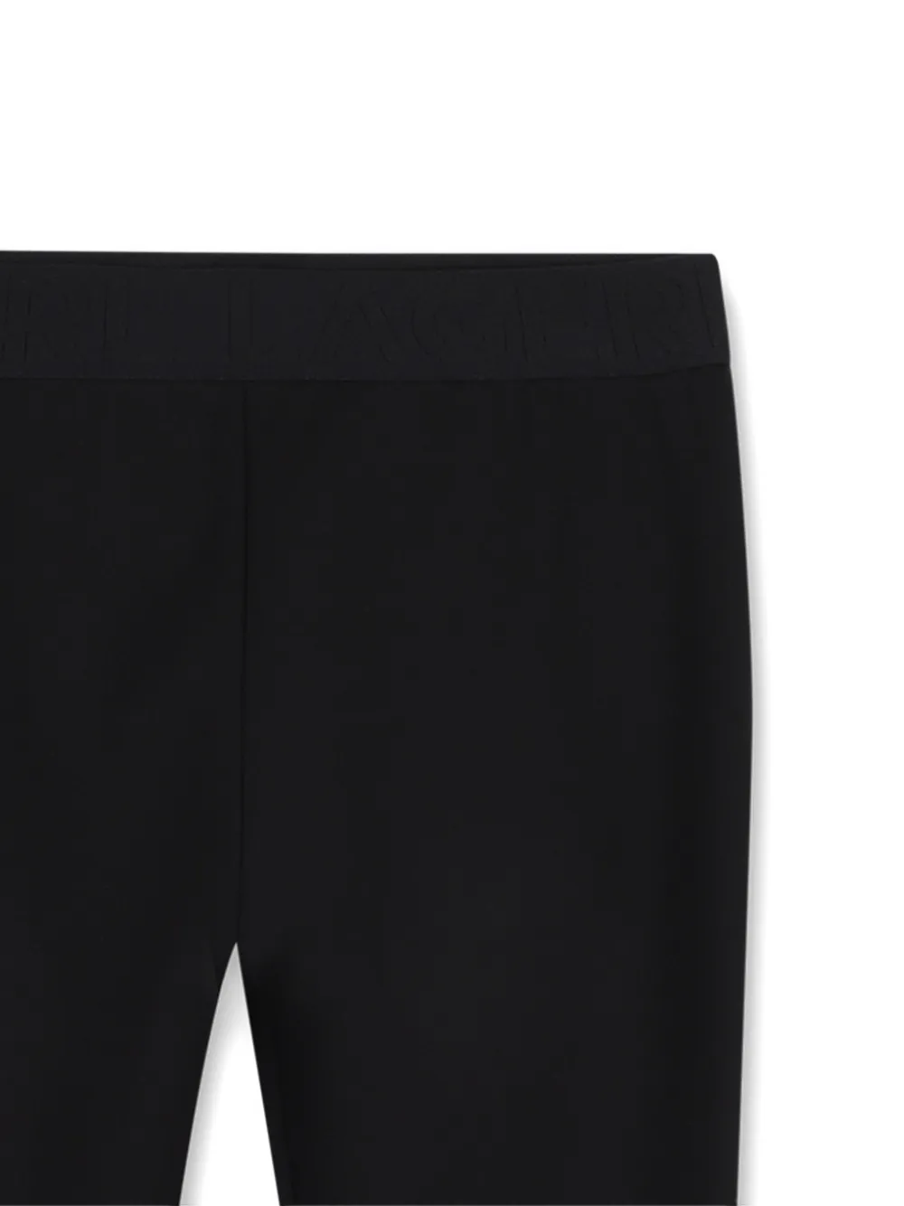 Karl Lagerfeld Kids Legging met logoprint Zwart