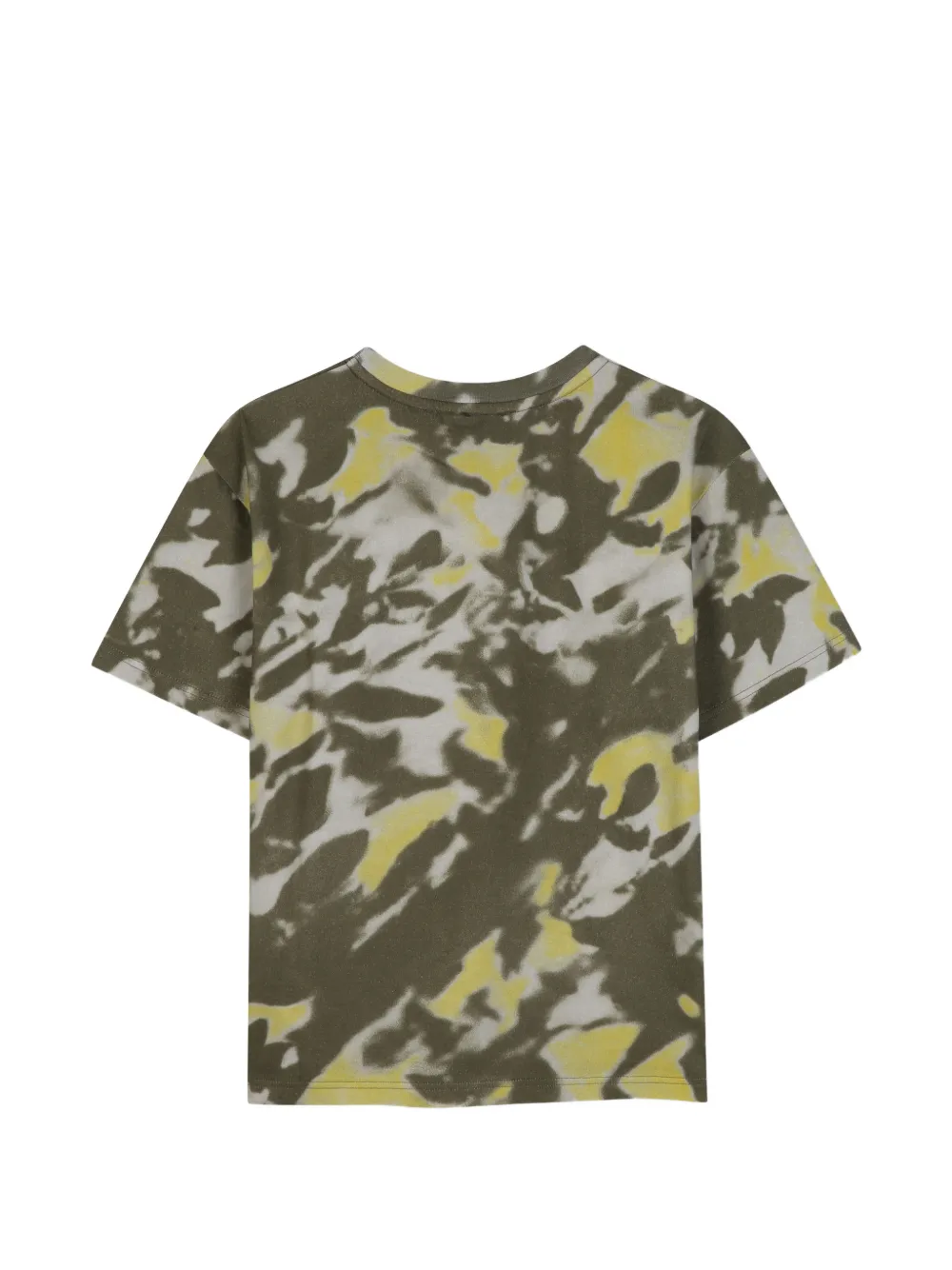 Givenchy Kids T-shirt met tie-dye print Groen
