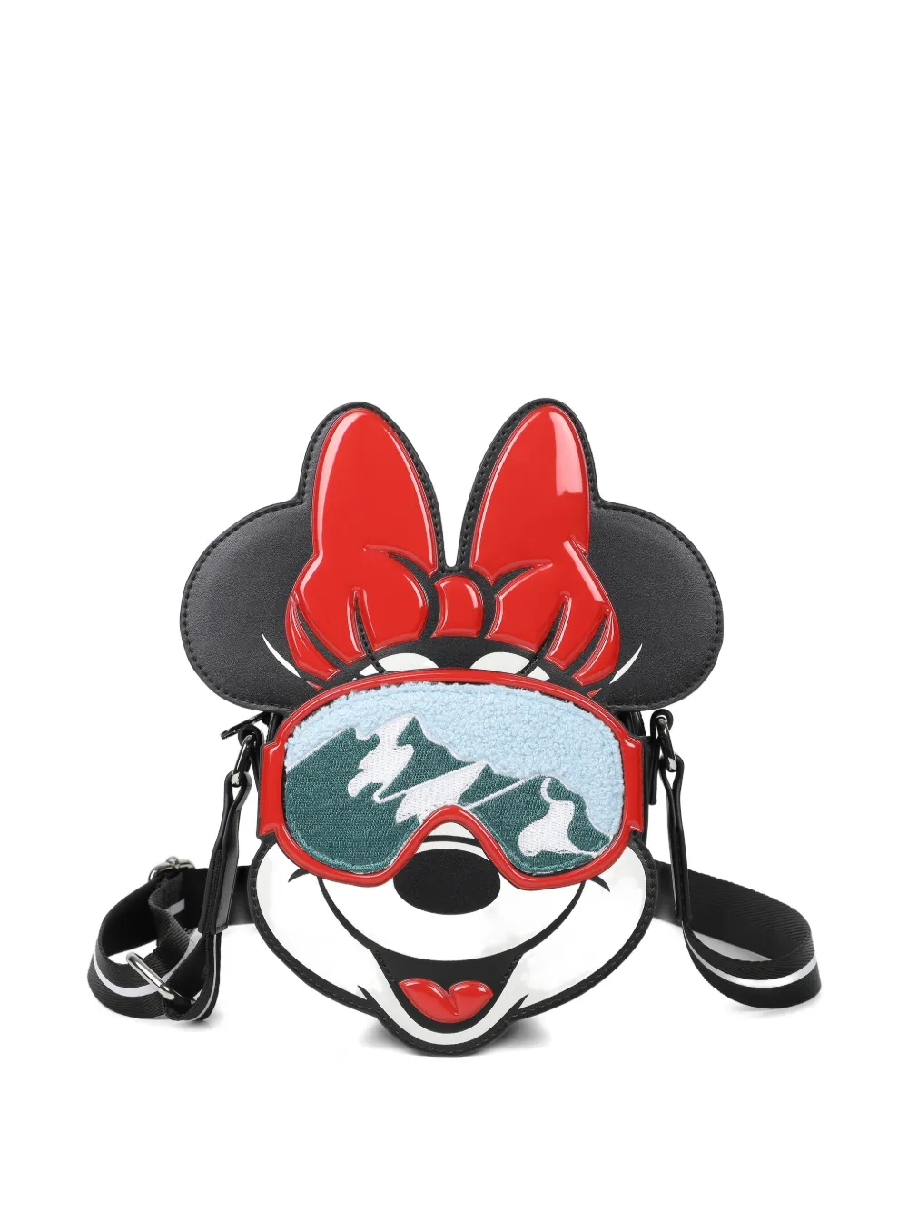 Marc Jacobs Kids Disney Mickey Mouse schoudertas met patch Zwart