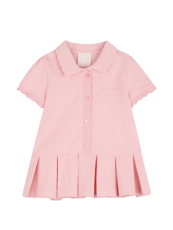 GIVENCHY KIDS ワンピース ピンク Givenchy Kids logo-studded Cotton
