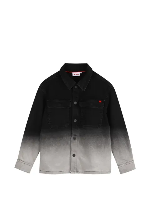 HUGO KIDS camisa con efecto sombreado