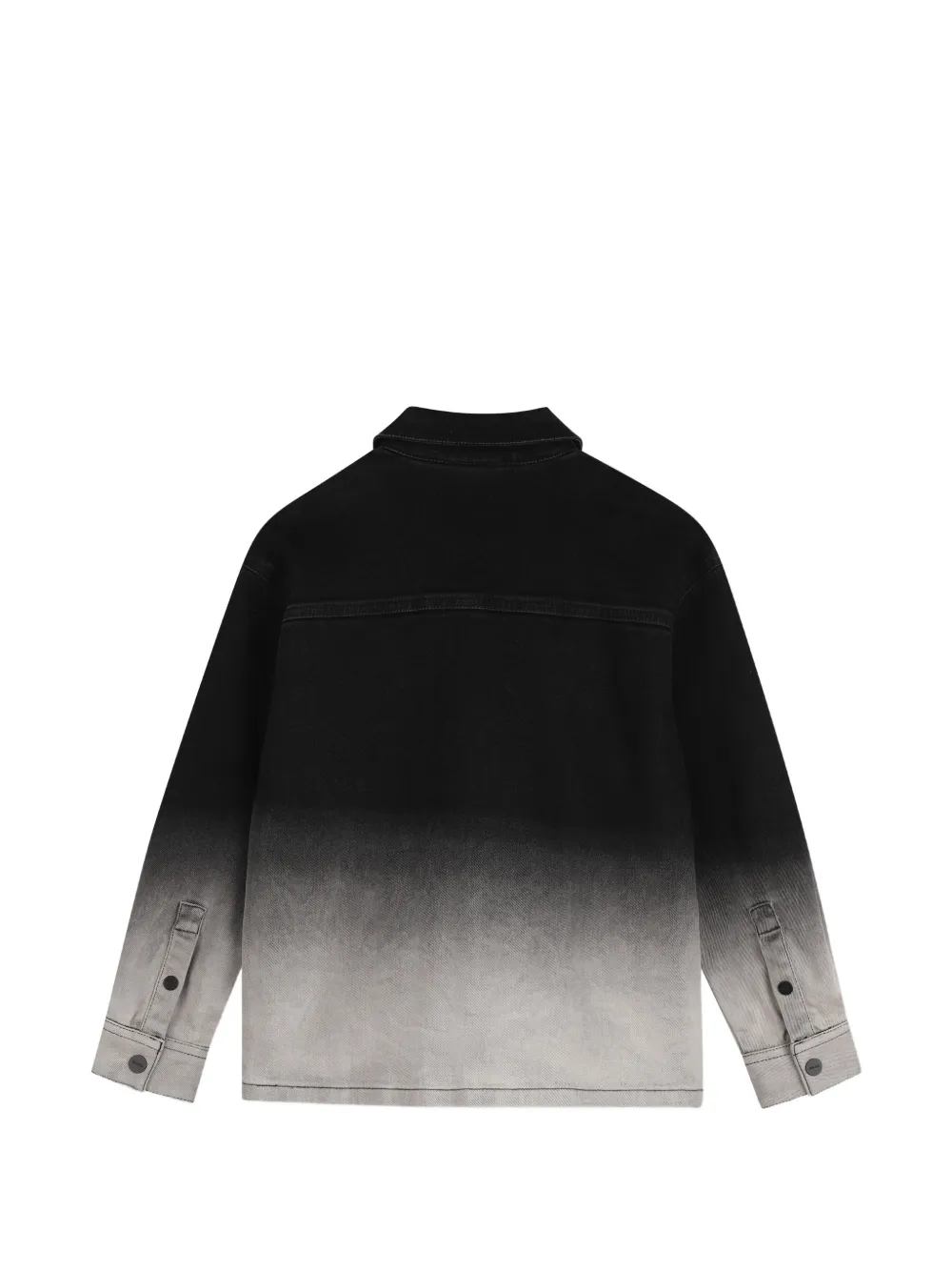 HUGO KIDS Shirt met ombré-effect Zwart