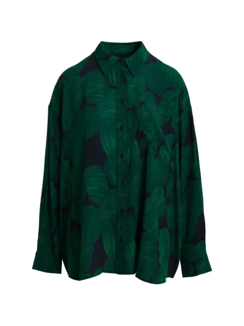 Essentiel Antwerp tropical-print oversized shirt