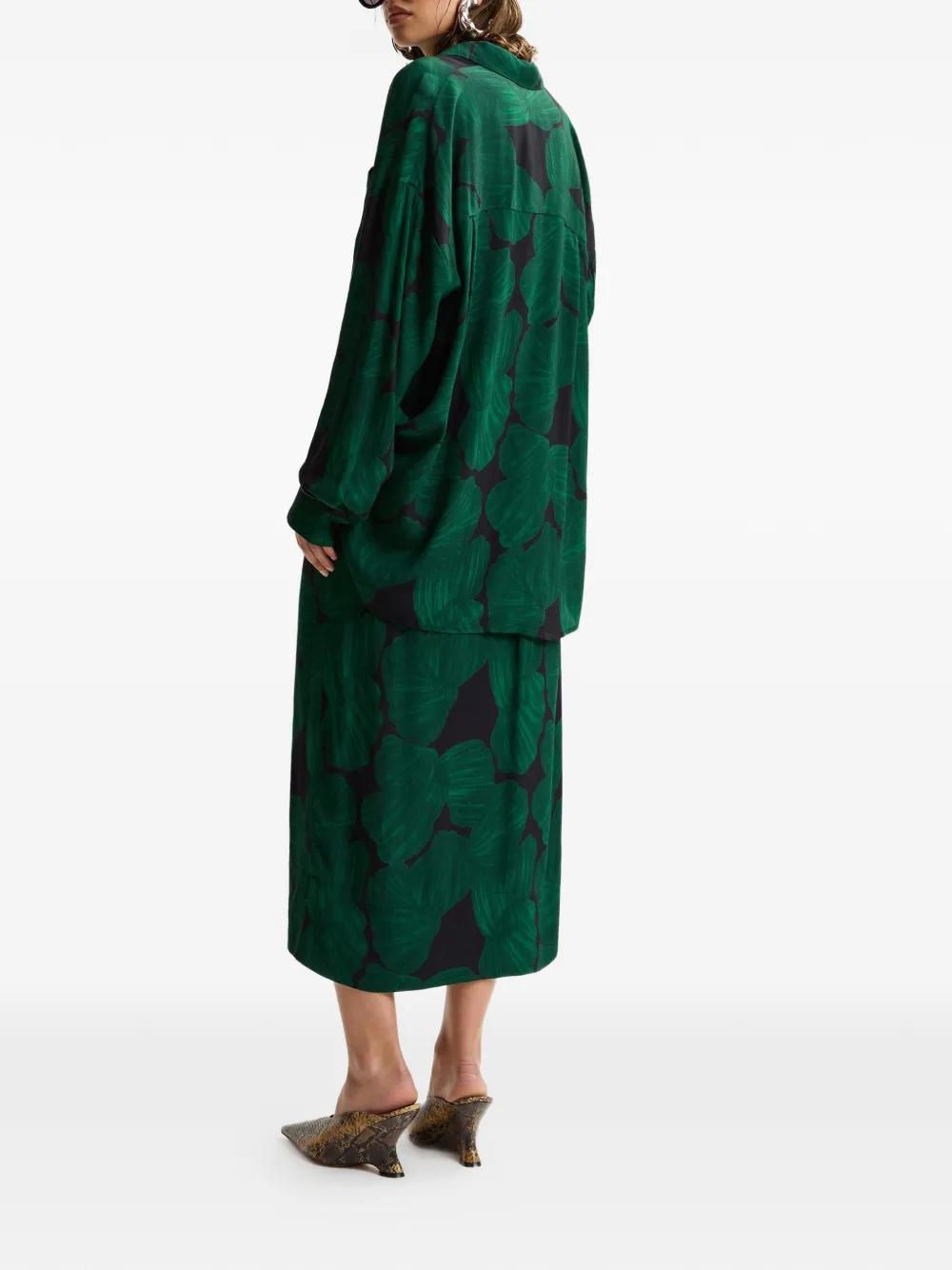 Essentiel Antwerp Oversized blouse Groen