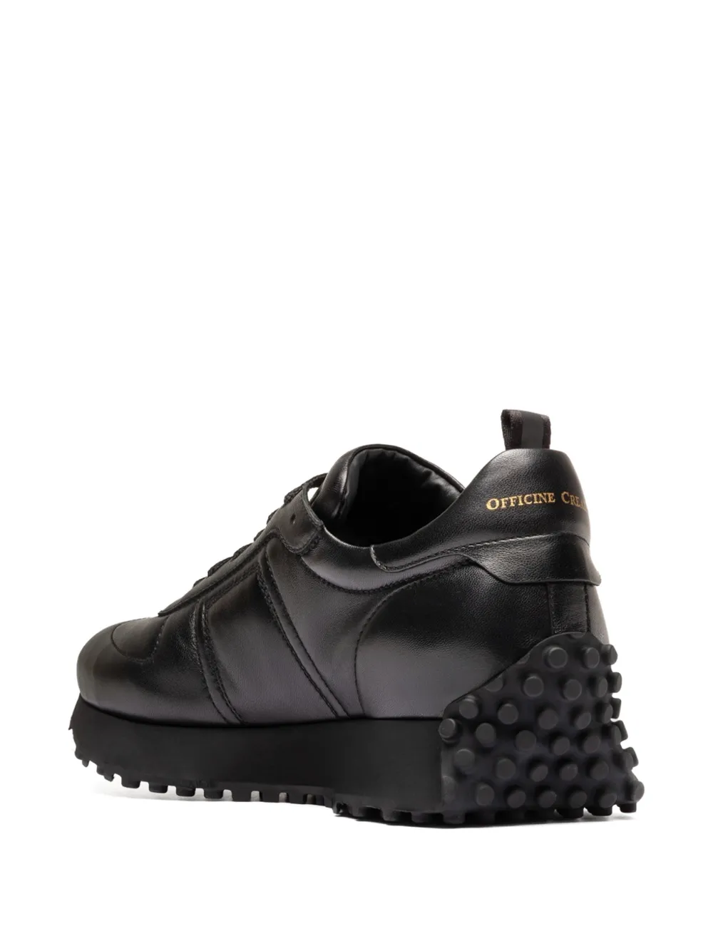 Officine Creative Kasba 003 leather sneakers Zwart
