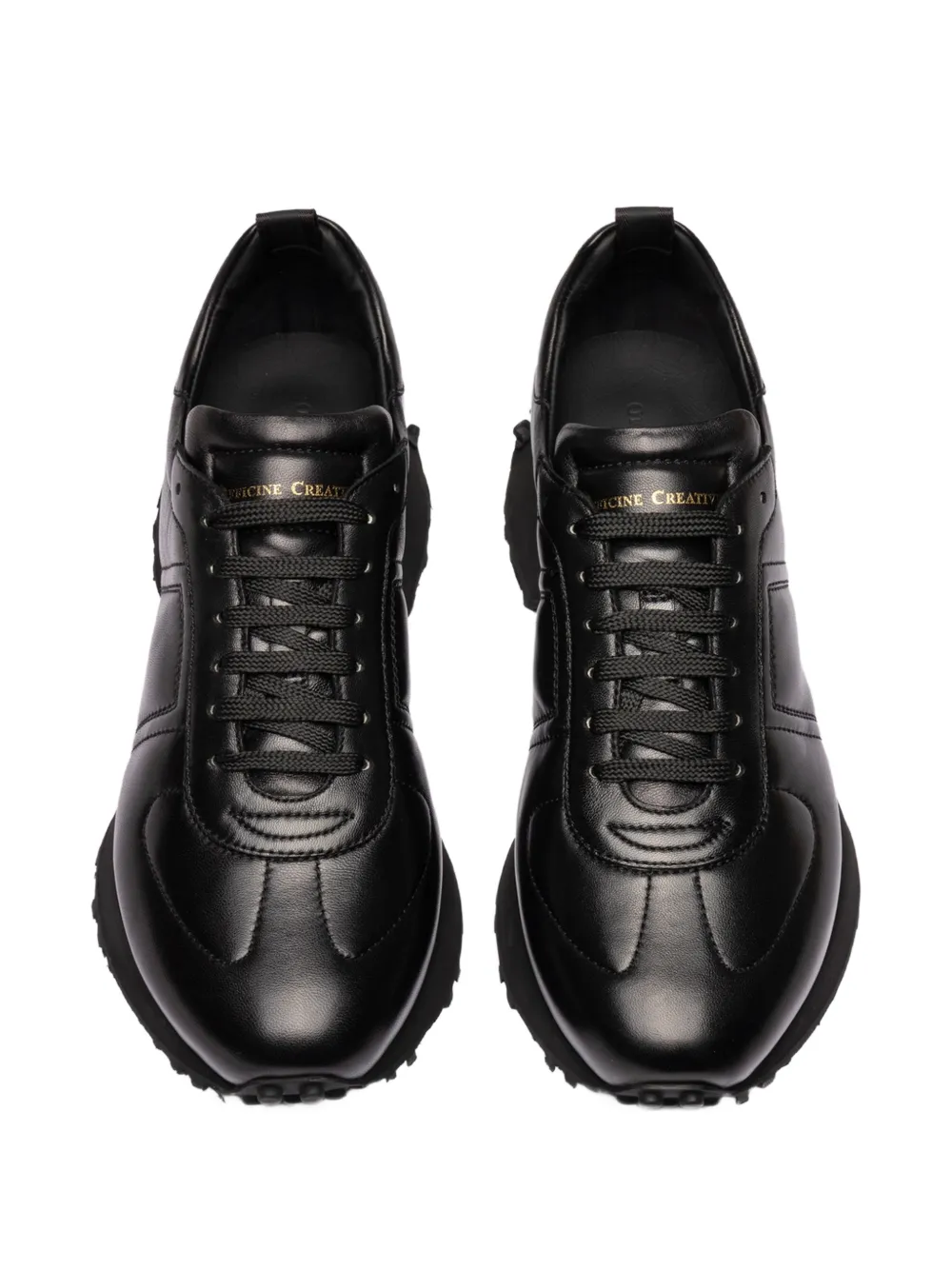 Officine Creative Kasba 003 leather sneakers Zwart
