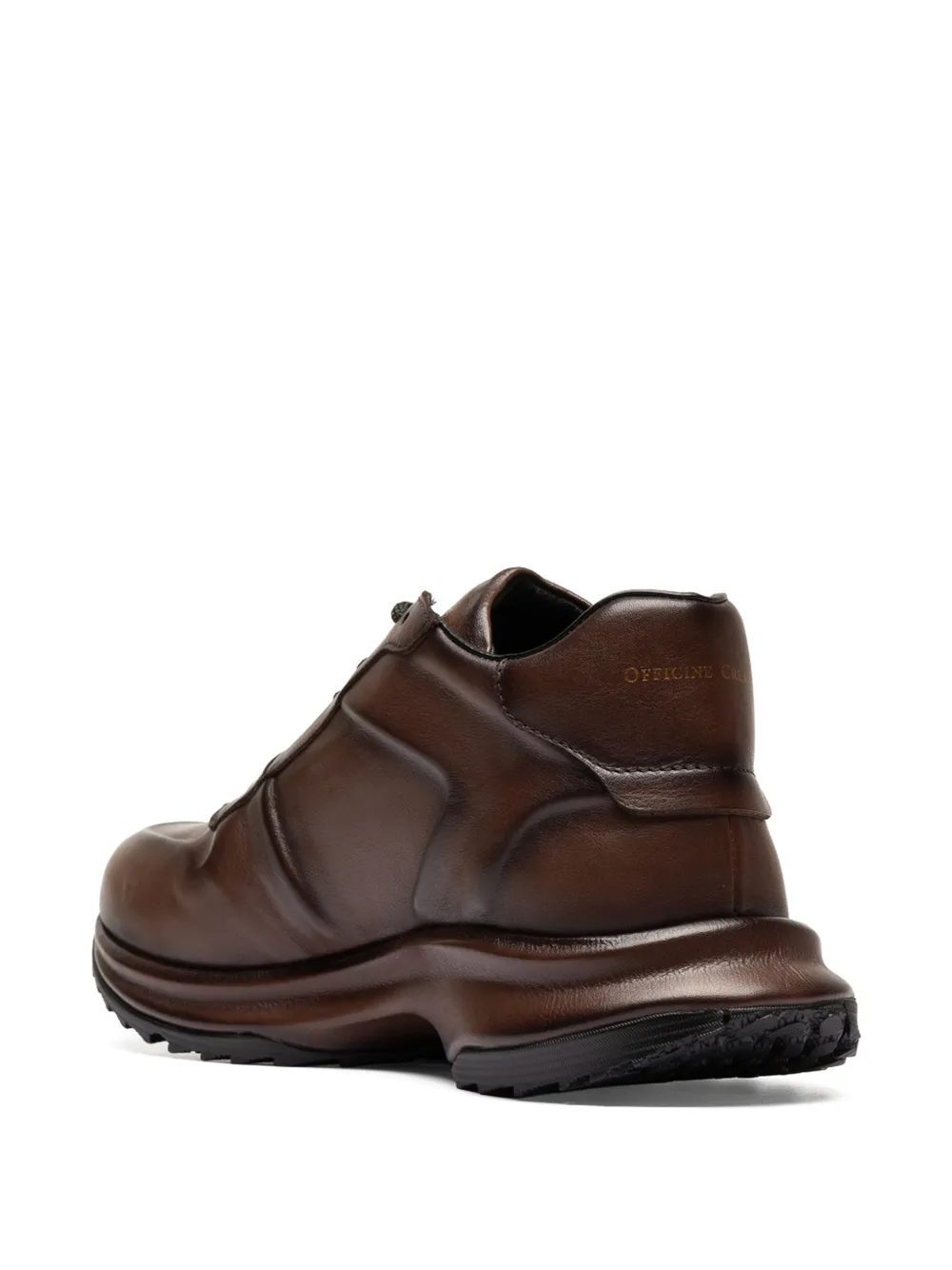 Officine Creative Phase 001 leather sneakers Bruin