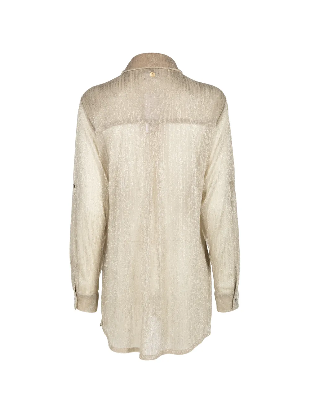 PALMACEA Nuna blouse met metallic draad Goud