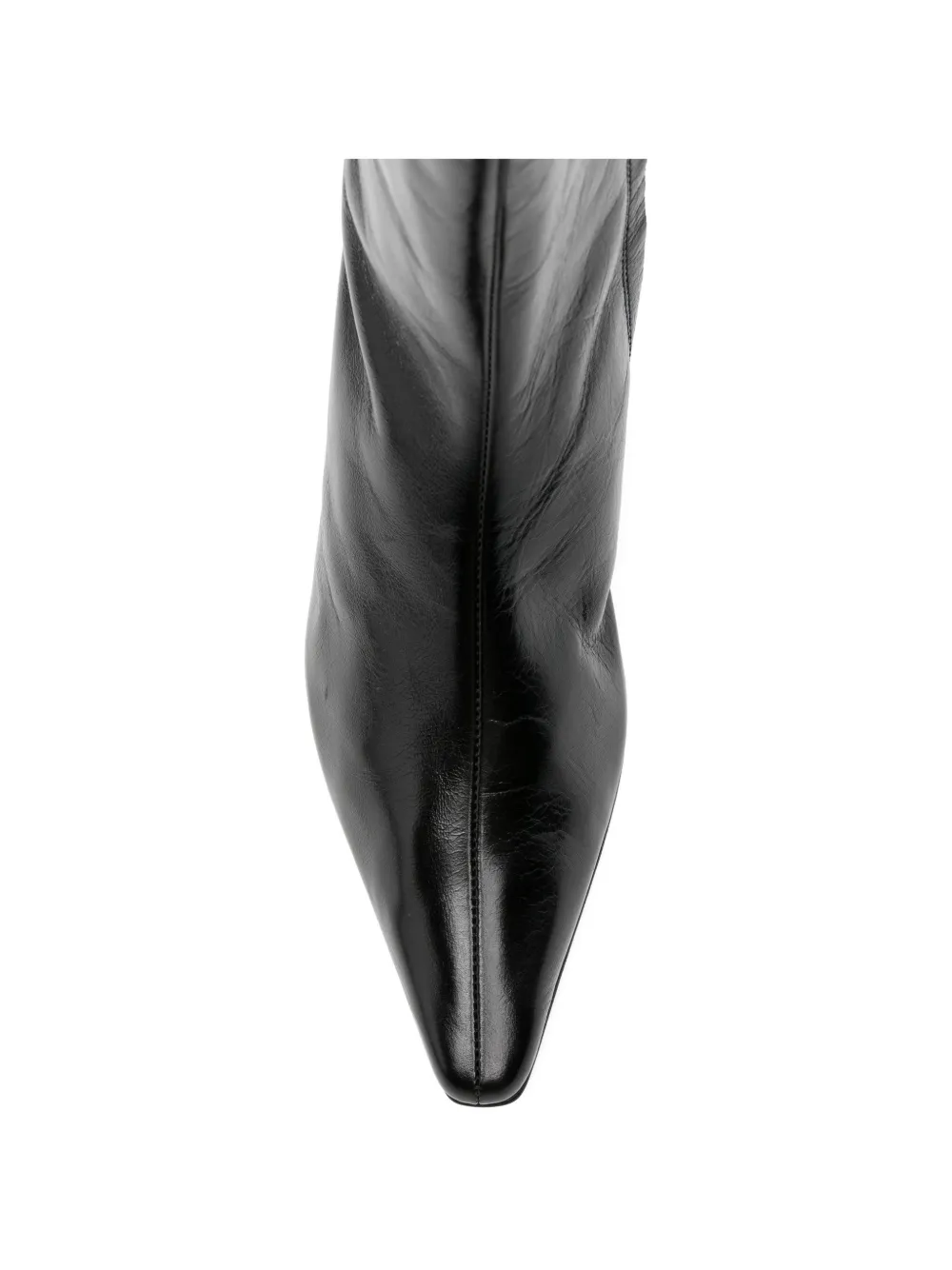 ALOHAS pointed-toe kitten-heel boots Zwart