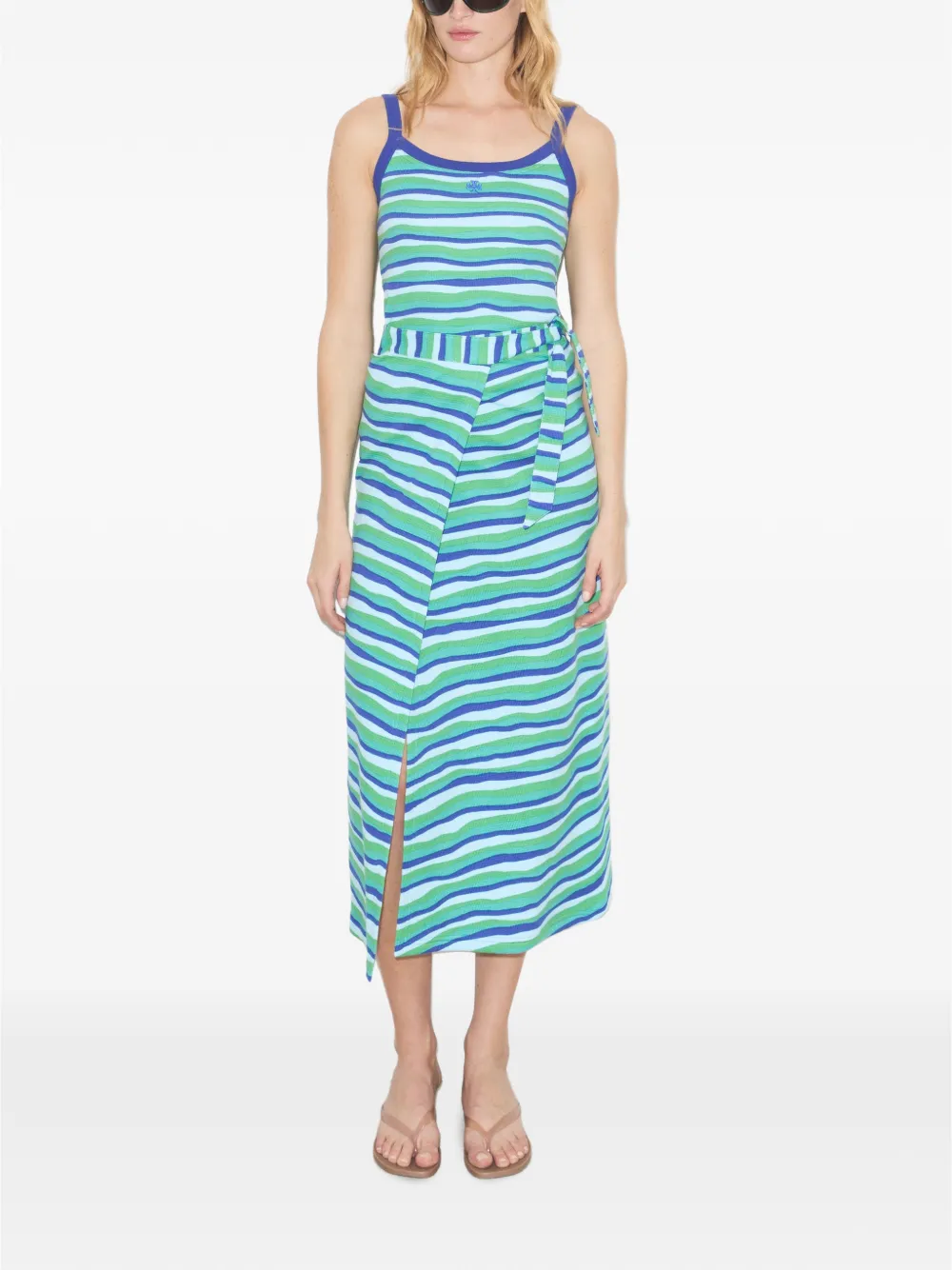 Tory Burch Gestreepte tanktop Blauw