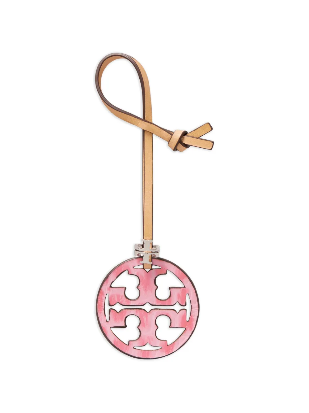 Tory Burch Miller Logo Taschenanhänger - Rosa