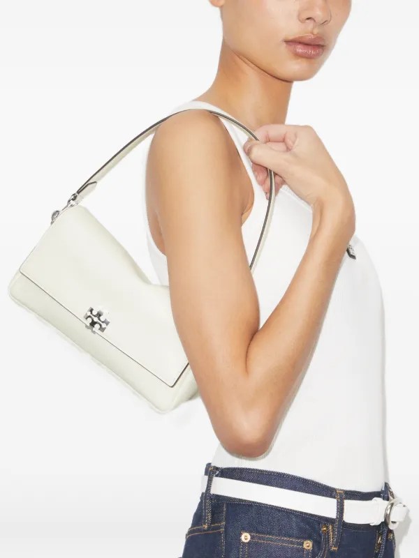 Tory Burch Small Charlie Shoulder Bag | White | FARFETCH