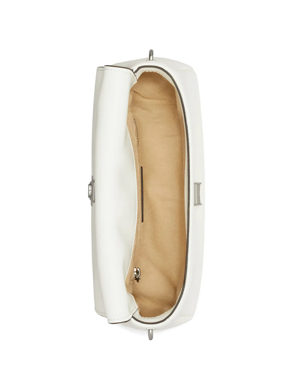 Tory Burch Charlie kleine schoudertas Wit