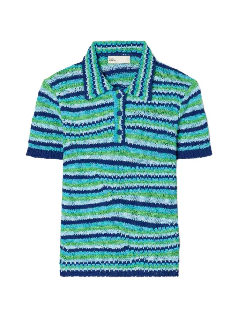 Tory Burch striped cotton polo