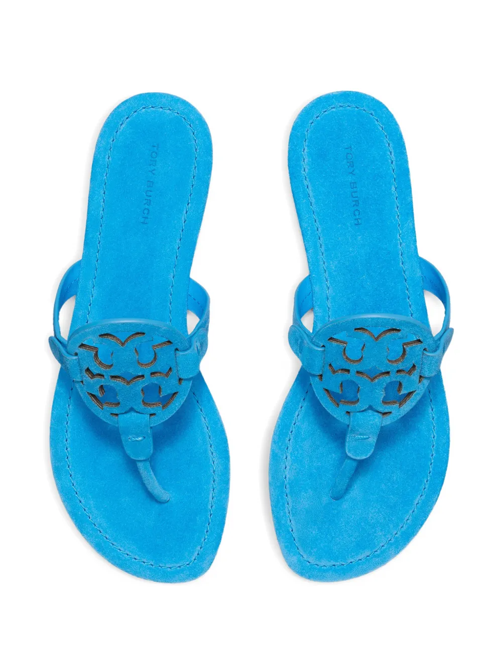 Tory Burch Miller suède sandalen Blauw