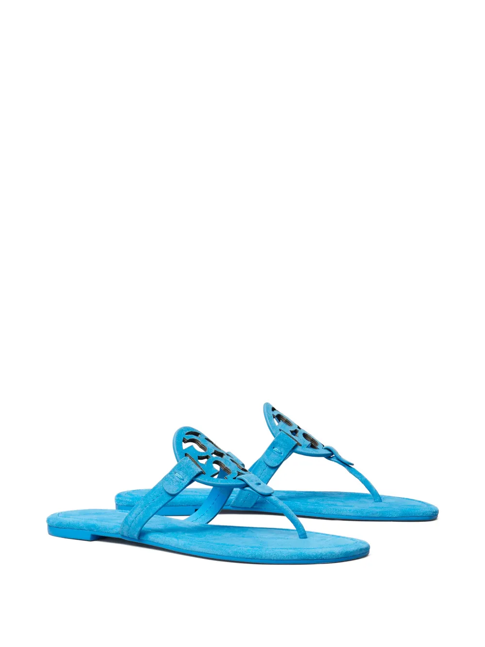 Tory Burch Miller suède sandalen Blauw