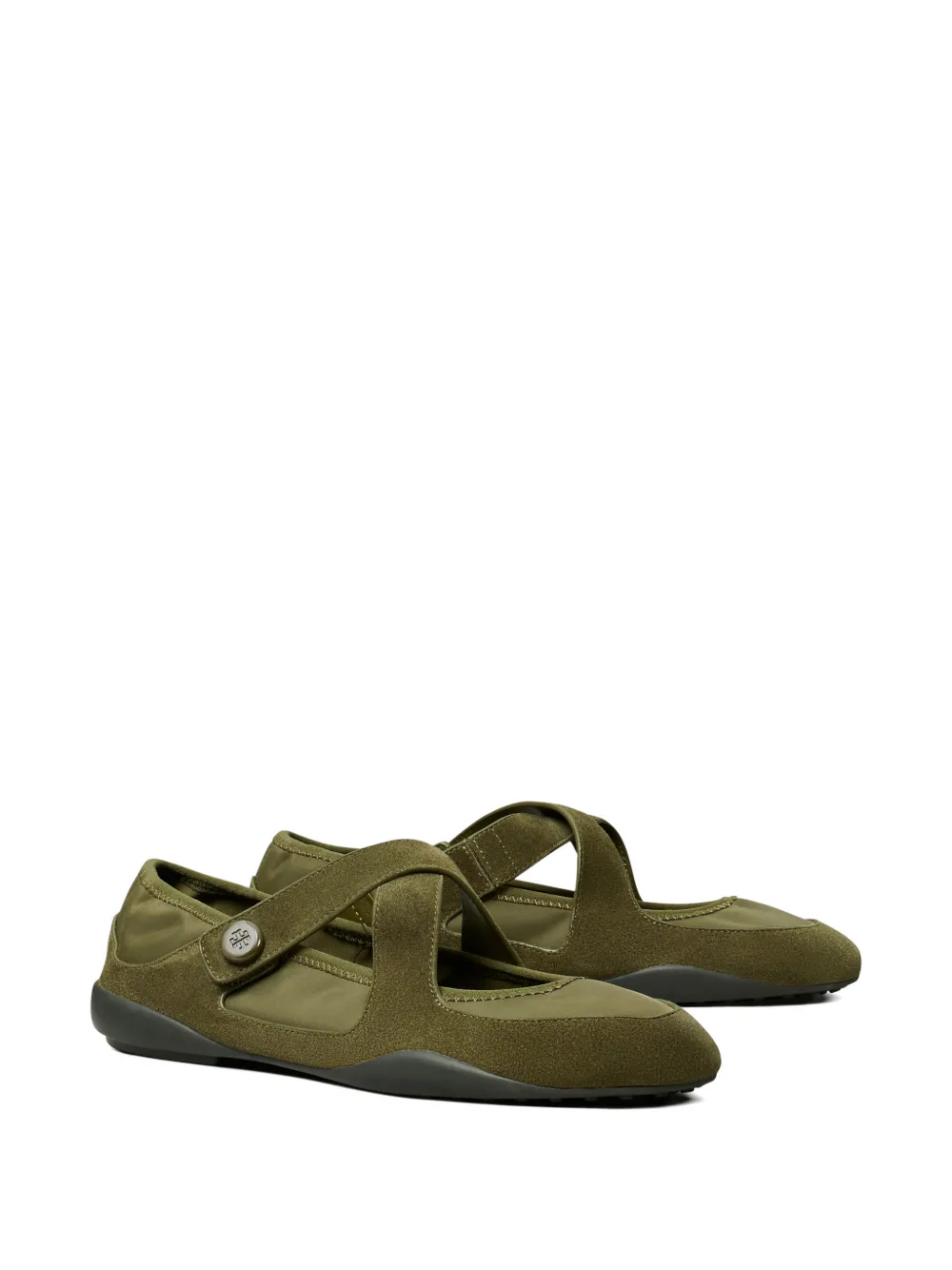 Tory Burch Romy Mary Janes schoenen Groen