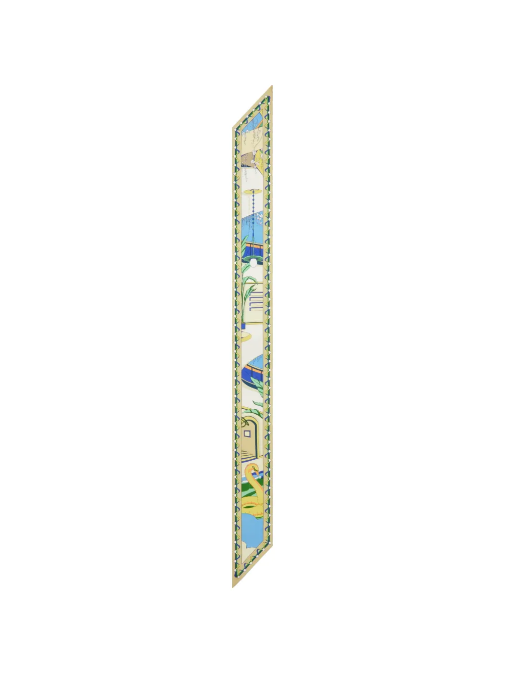 Tory Burch The Pool ribbon tie - Verde