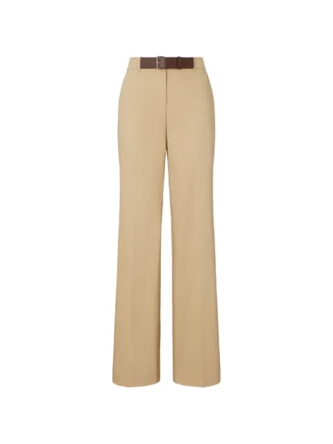 Tory Burch belted cotton trousers