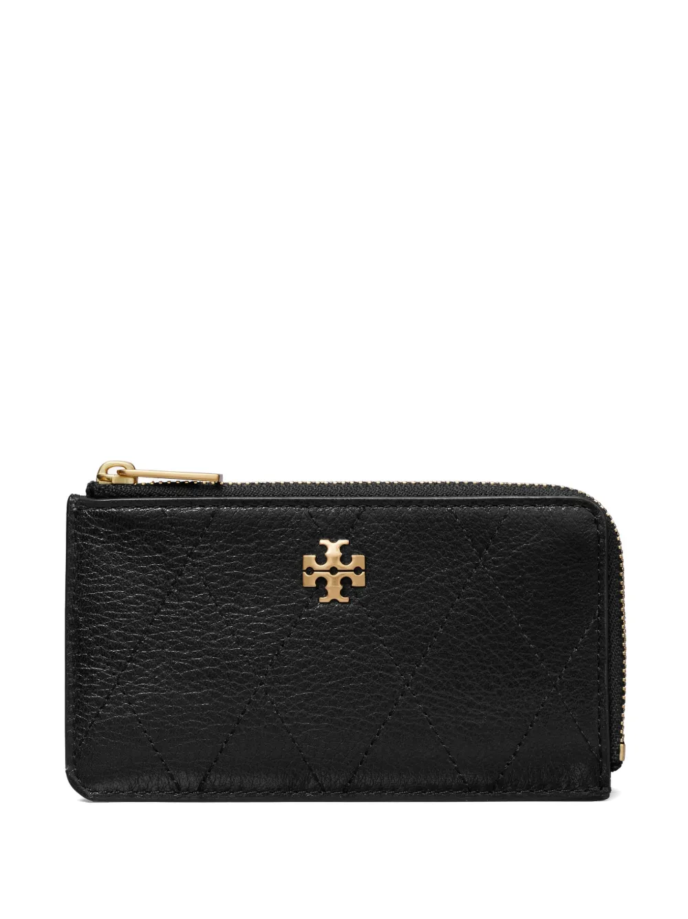 Tory Burch Portacarte trapuntato Charlie - Nero