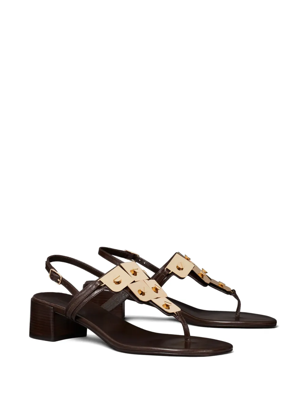 Tory Burch Gladiator Capri sandalen Bruin