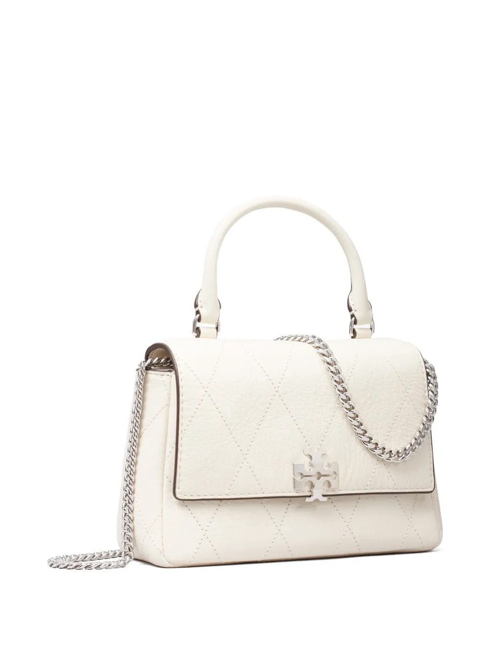 Tory Burch Charlie gewatteerde mini-shopper Beige