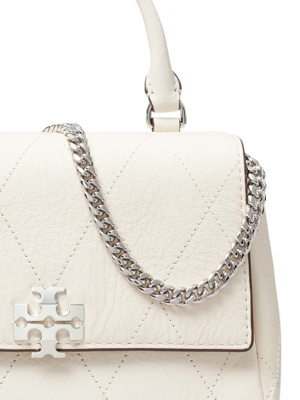 Tory Burch Charlie Quilted Mini Bag | Neutrals | FARFETCH