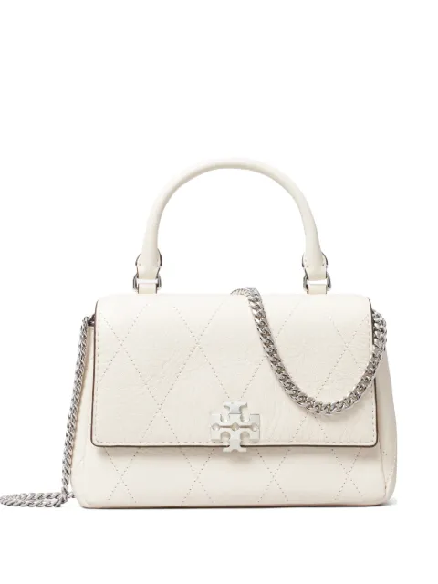 Tory Burch mini Charlie quilted top-handle crossbody bag