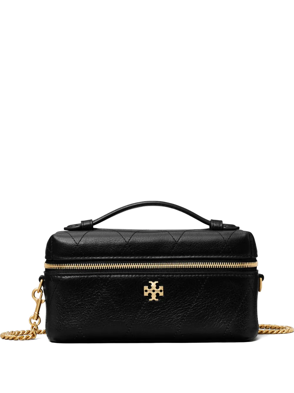 Tory Burch Charlie quilted vanity case - Nero