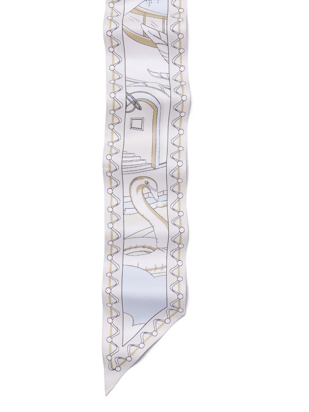 Tory Burch The Pool stropdas Beige