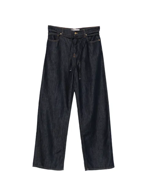 DARKPARK jeans anchos con cordones en la pretina