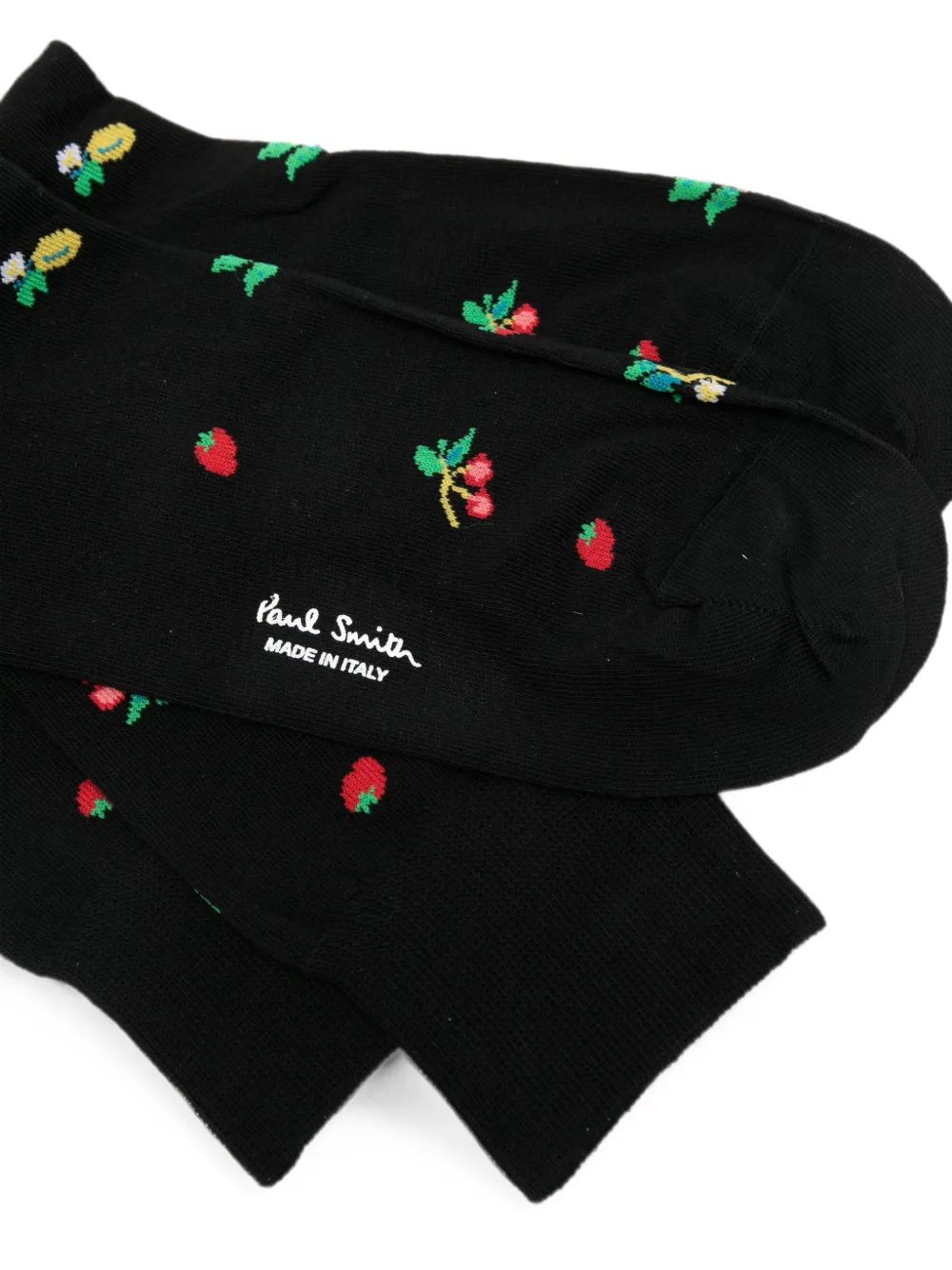 Paul Smith Sokken met fruitpatroon Zwart