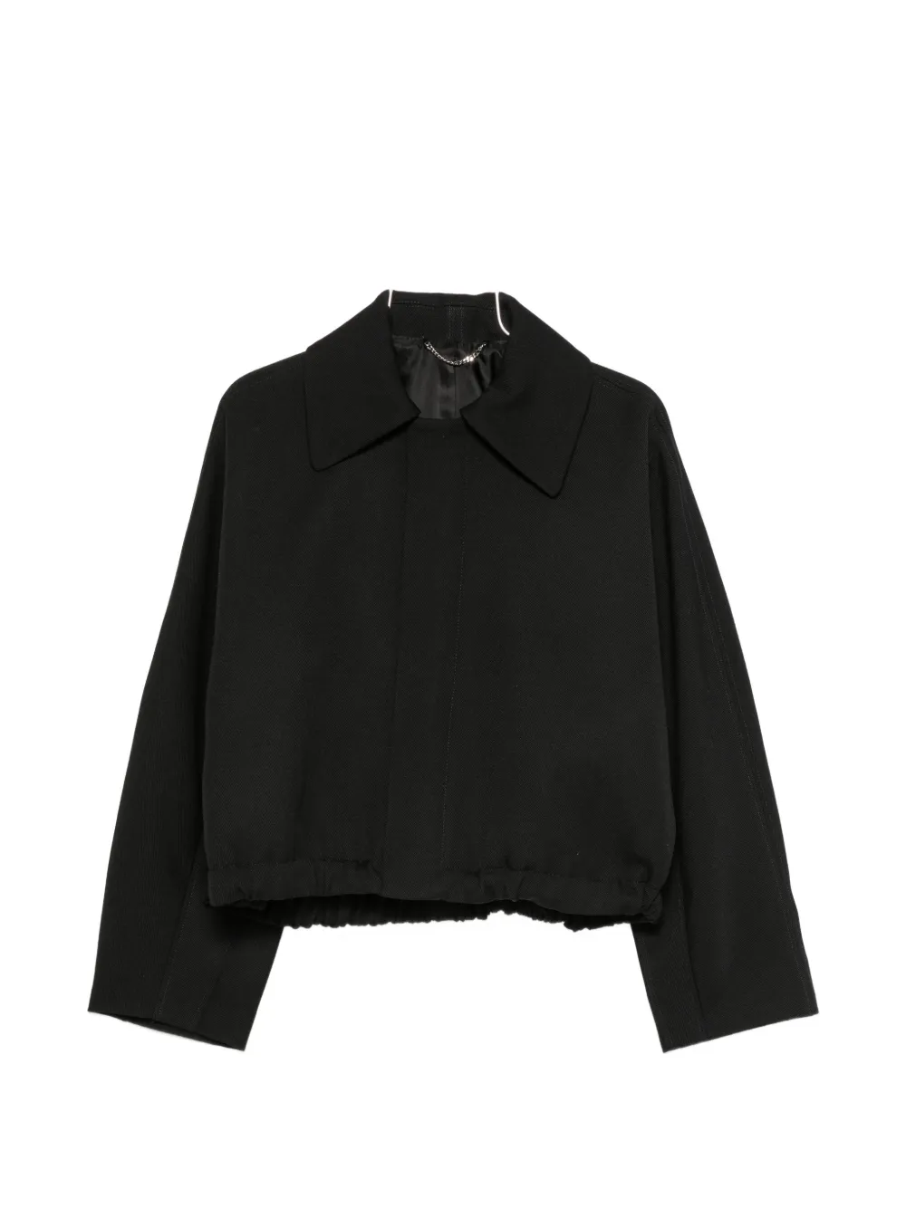 Victoria Beckham Arden zip-up wool jacket - Nero